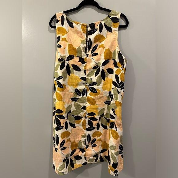 NWT Rachel Zoë 100% Linen Dress Size 1X Floral - Picture 2 of 3